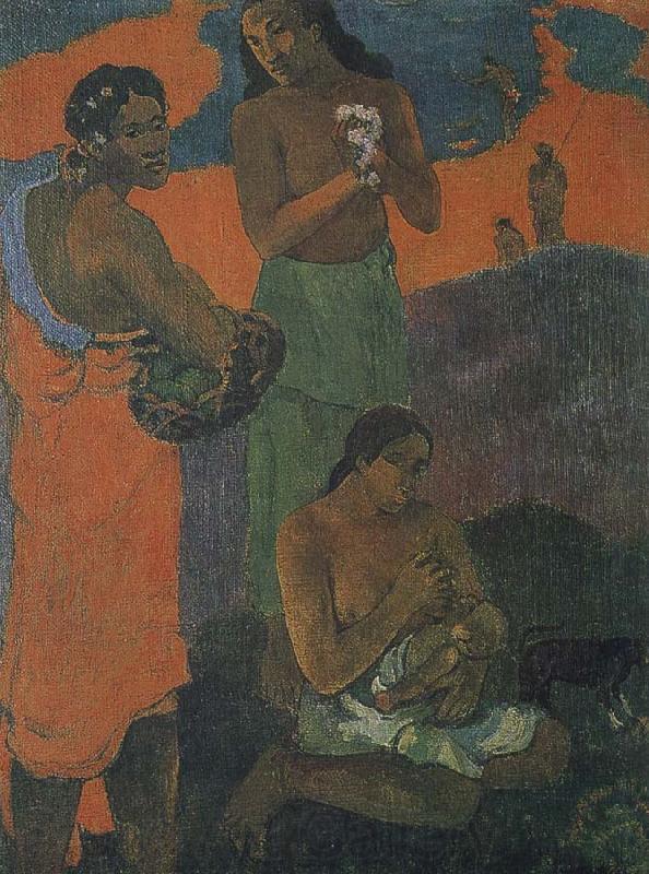Paul Gauguin Motherly love Norge oil painting art